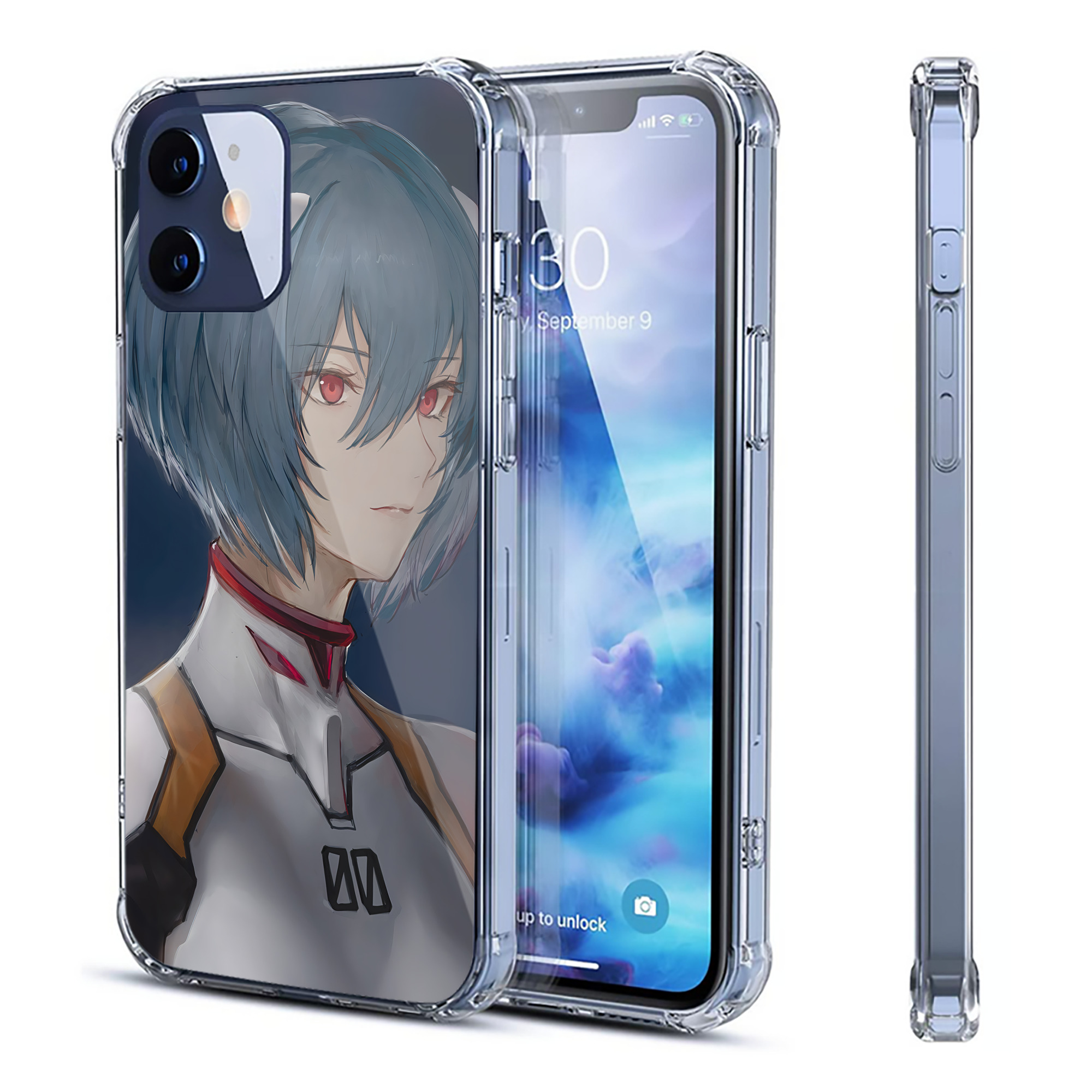 （画像用） EVA 新世紀エヴァンゲリオン 【iPhone 12シリーズ対応】透明スマホケース（クリアソフトケース）